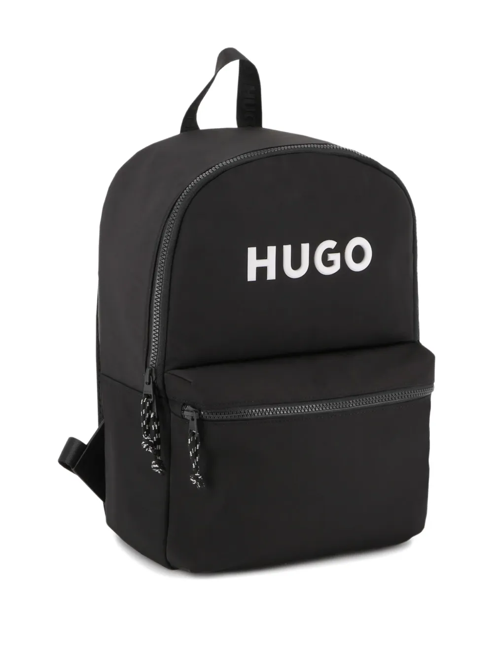 HUGO KIDS Rugzak met logoprint Zwart