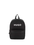 HUGO KIDS logo-print backpack - Black