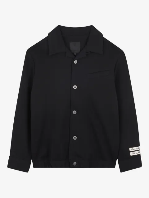 Givenchy Kids chamarra con botones