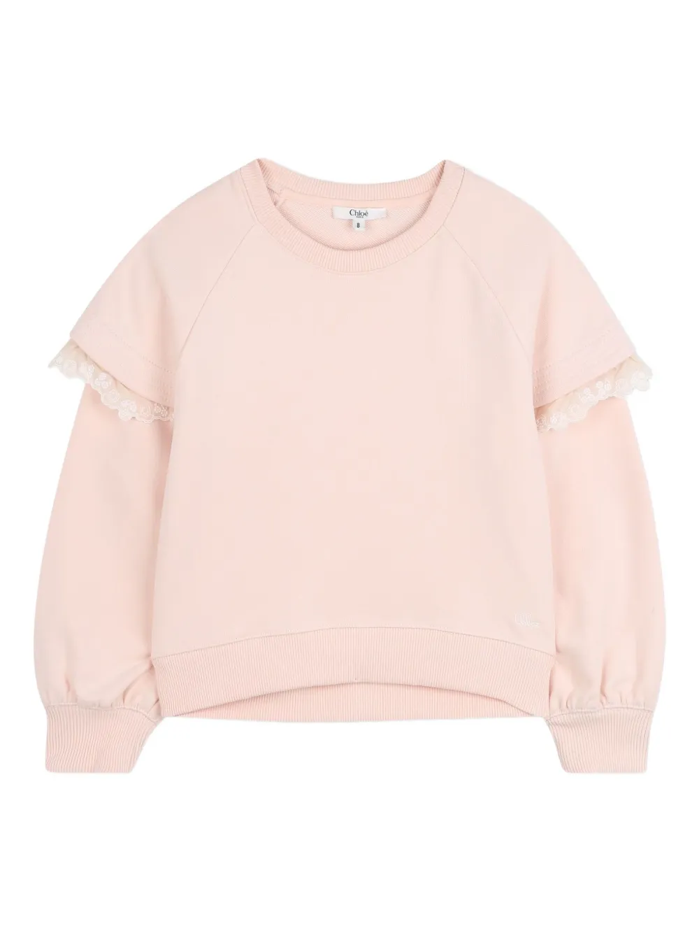 Chloé Kids Sweater met ruches Roze