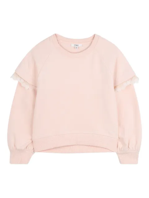 Chloé Kids ruffled sweatshirt