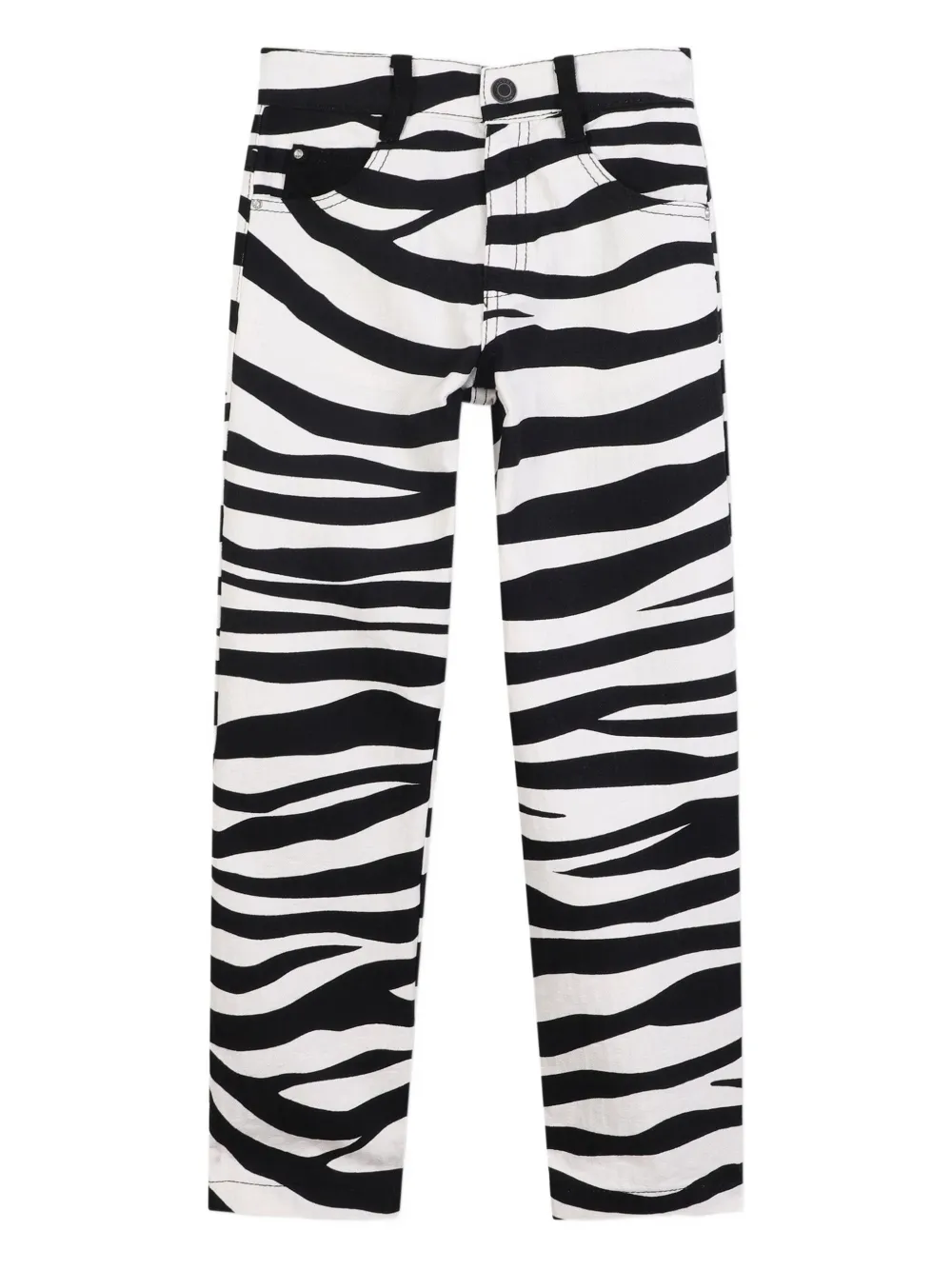 Marc Jacobs Kids zebra-print trousers | Black | Image 1