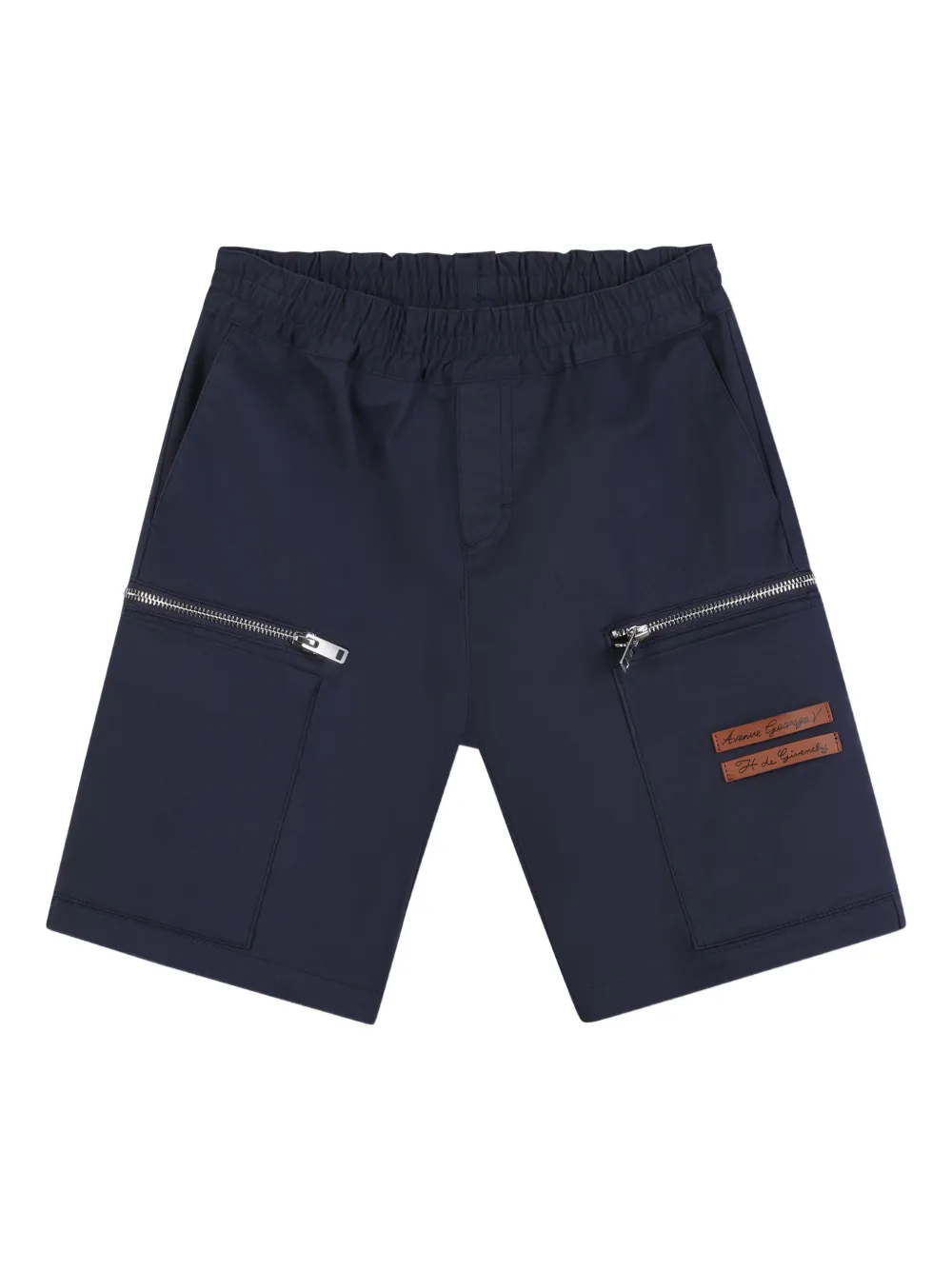 Givenchy Kids Shorts met logopatch Blauw