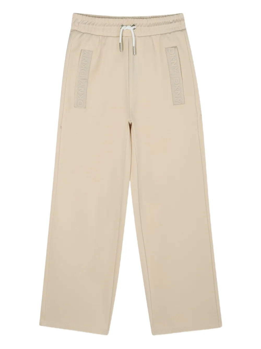 Dkny Kids Trainingsbroek met elastische taille Beige