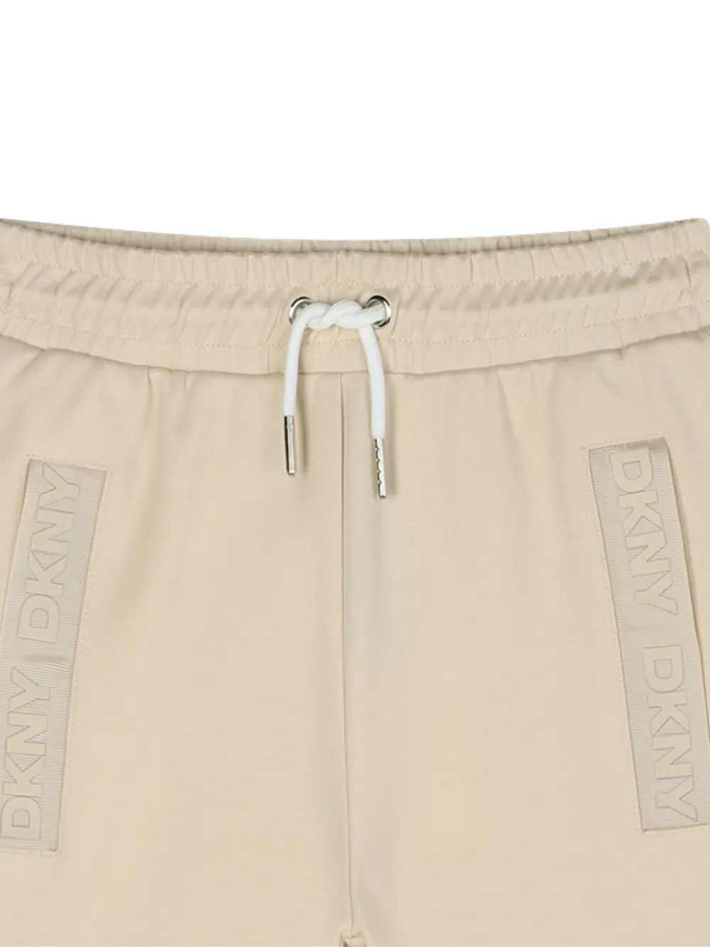 Dkny Kids Trainingsbroek met elastische taille Beige