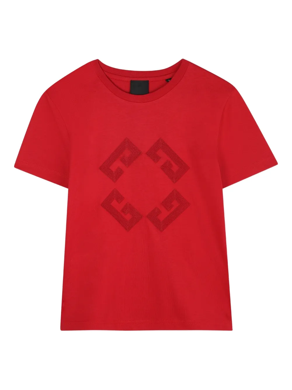 Givenchy Kids T-shirt met logoprint Rood