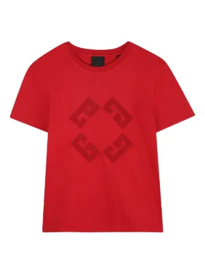 Burberry Kids EKD-logo Cotton T-shirt | Orange | FARFETCH IN