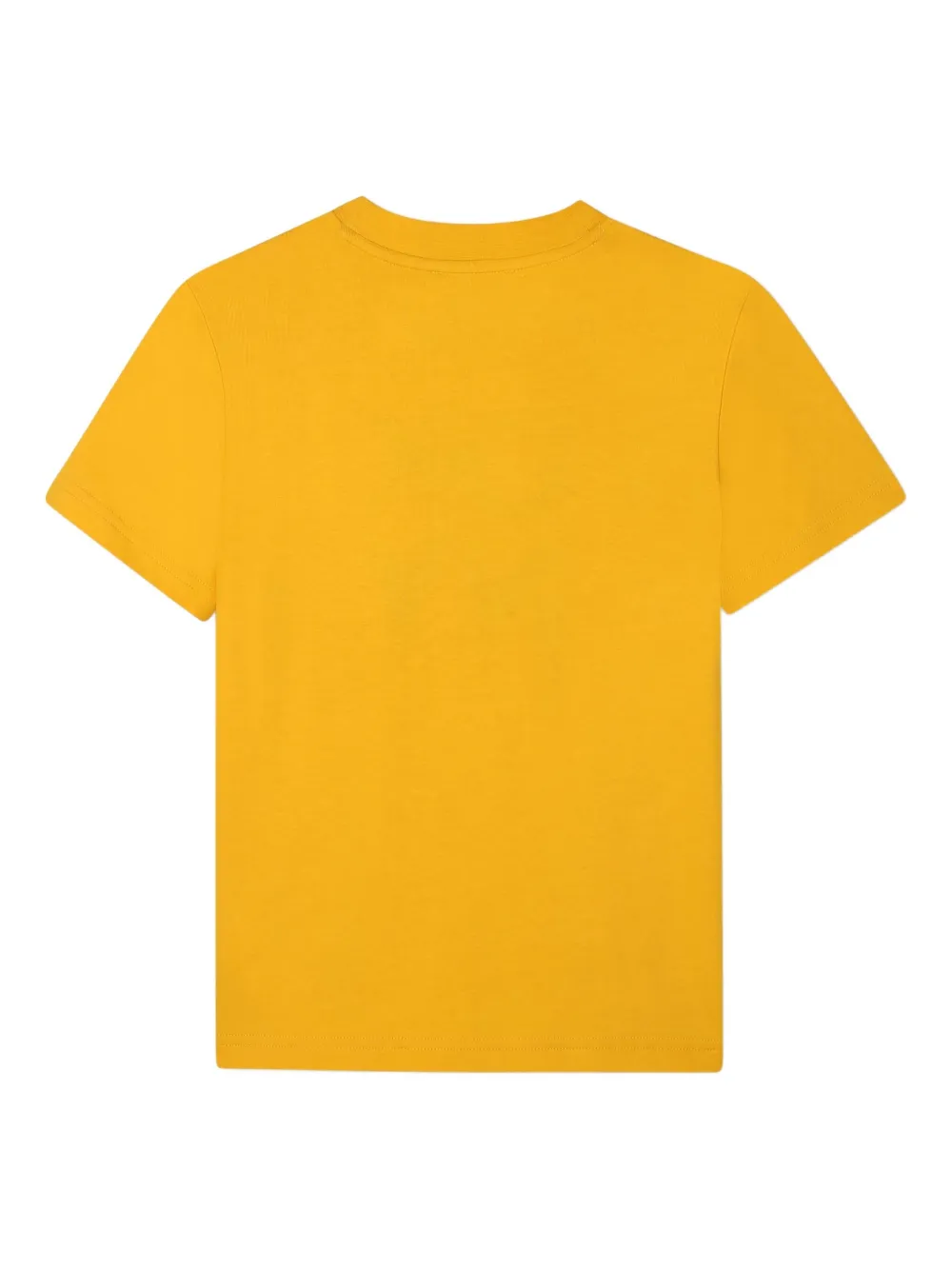 Dkny Kids Katoenen T-shirt met logoprint Geel