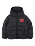 HUGO KIDS hooded puffer jacket - Black