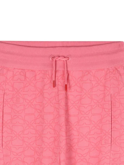 HUGO KIDS monogram-print track pants
