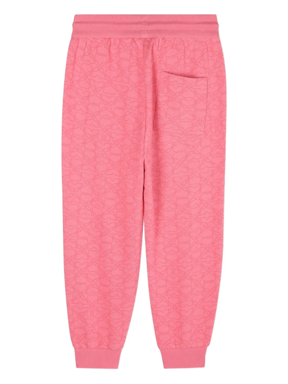 HUGO KIDS Trainingsbroek met monogramprint Roze