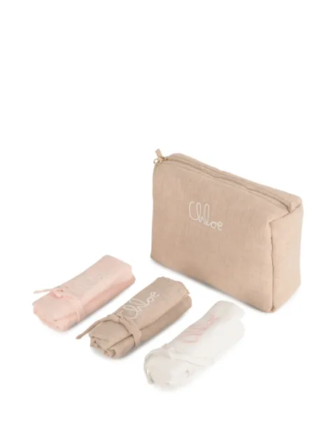 Chloé Kids embroidered cotton gift box