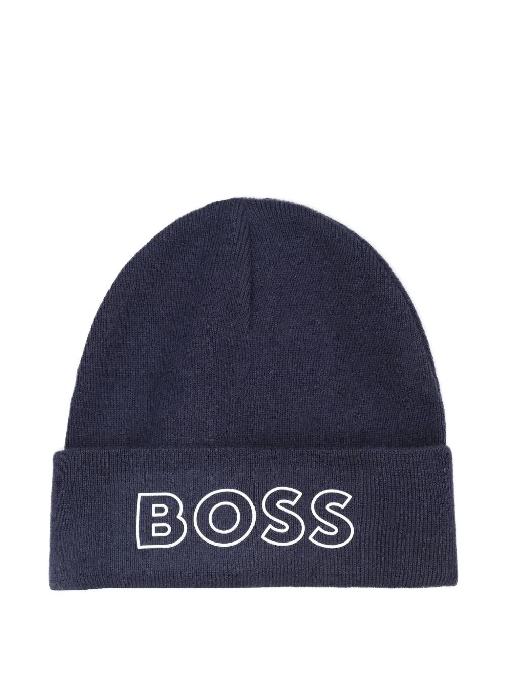 BOSS Kidswear Muts met logoprint Blauw