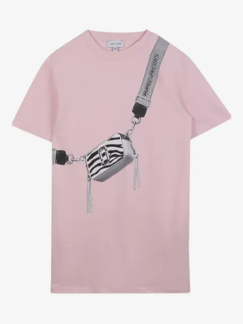 Marc Jacobs Kids 스냅샷 백 프린트 미니 드레스