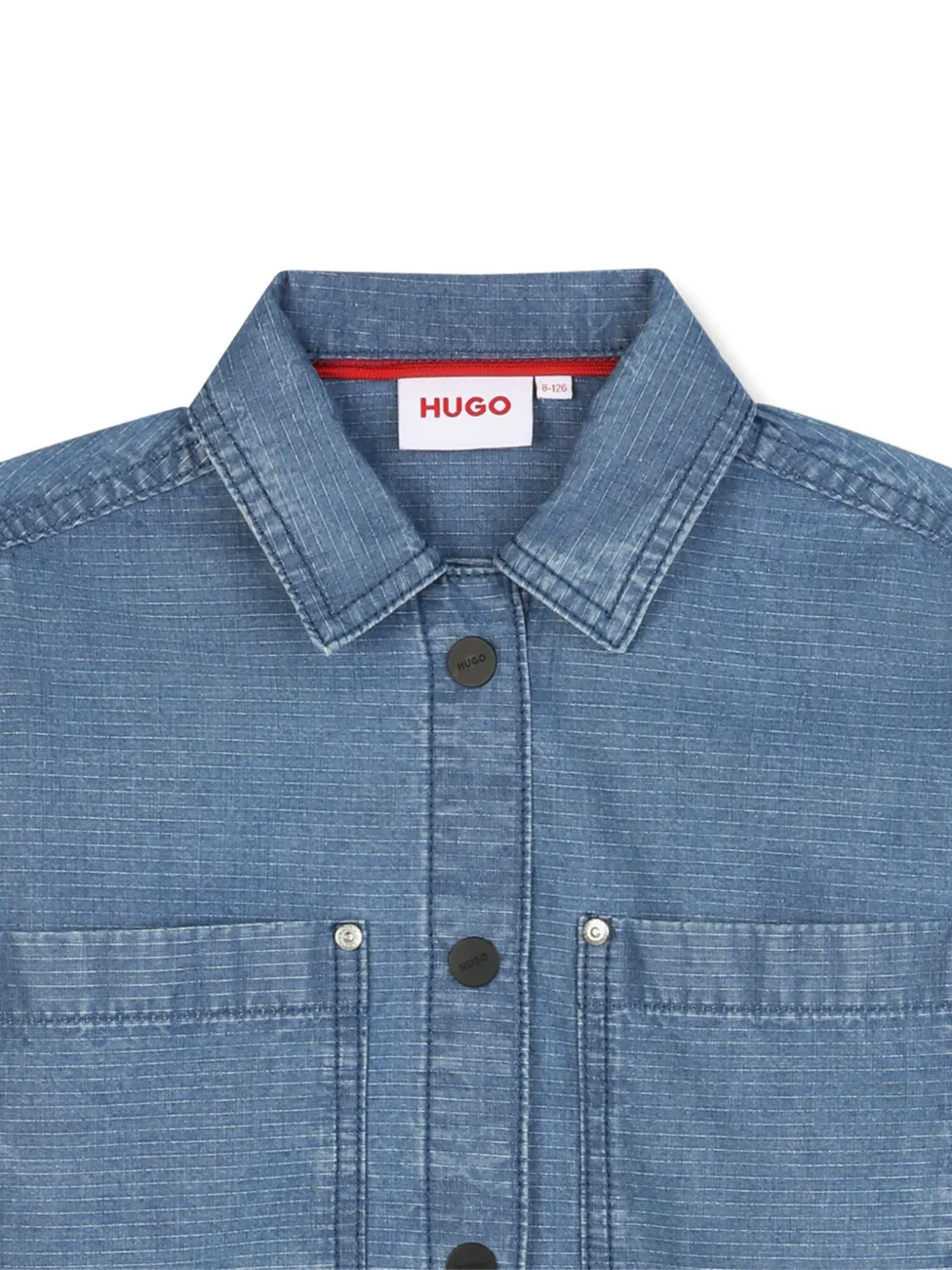 HUGO KIDS Spijkershirt Blauw
