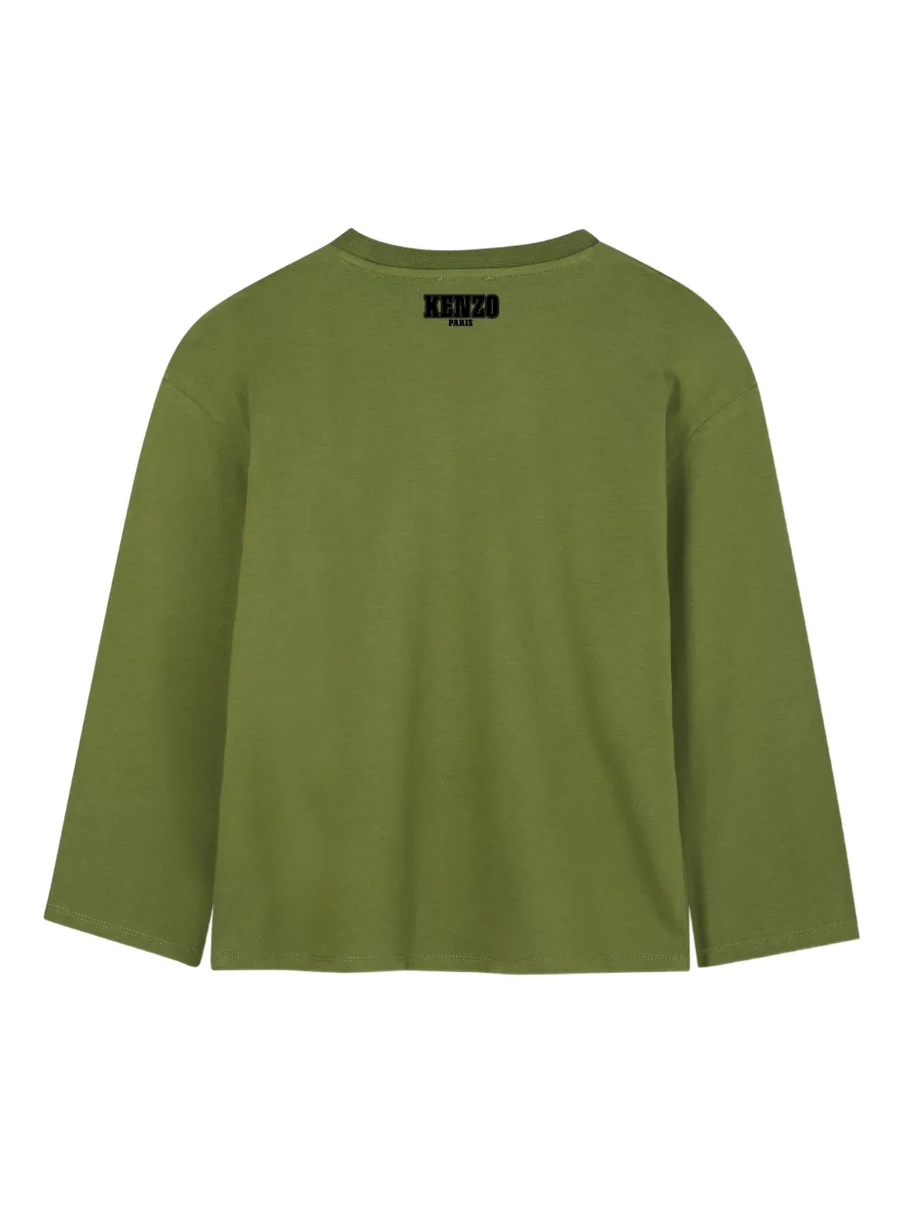 Kenzo Kids floral-embroidered long-sleeve T-shirt | Girls T-Shirts | Image 2