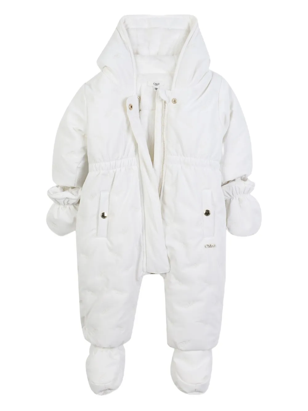 Chloé Kids Skipak met capuchon Wit