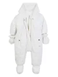 Chloé Kids padded hooded snowsuit - White