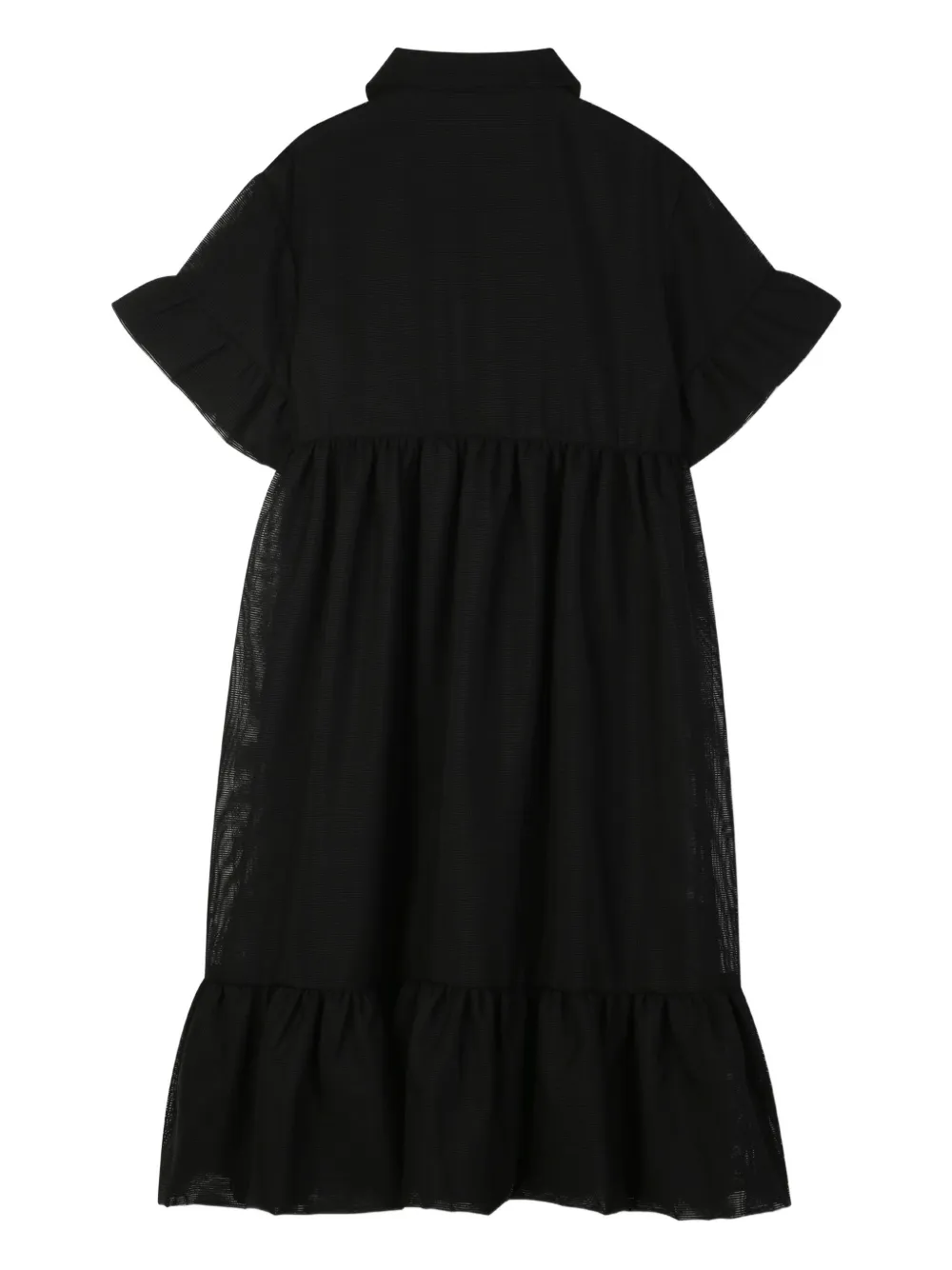 Dkny Kids Jurk met ruches Zwart