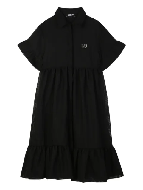 Dkny Kids ruffled tiered dress