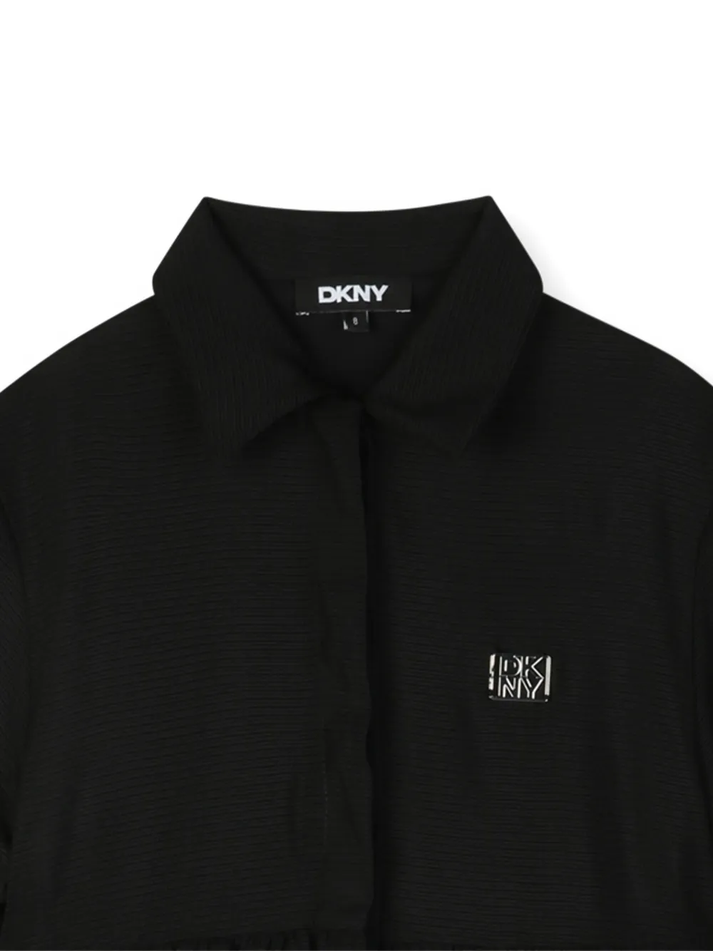 Dkny Kids Jurk met ruches Zwart