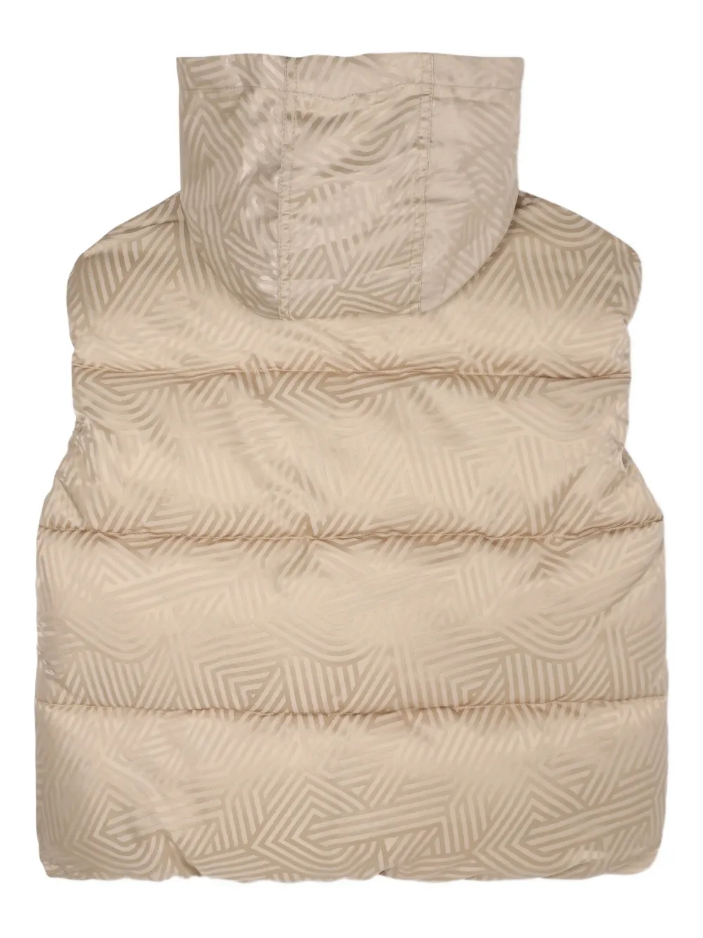 Dkny Kids Gewatteerde bodywarmer met patroon Beige