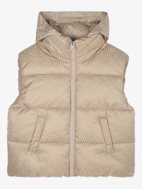 Dkny Kids дутый жилет с узором