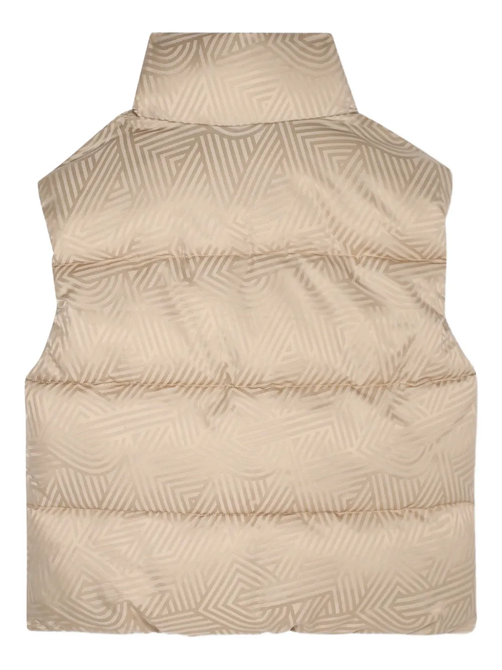 Dkny Kids Gewatteerde bodywarmer met patroon Beige
