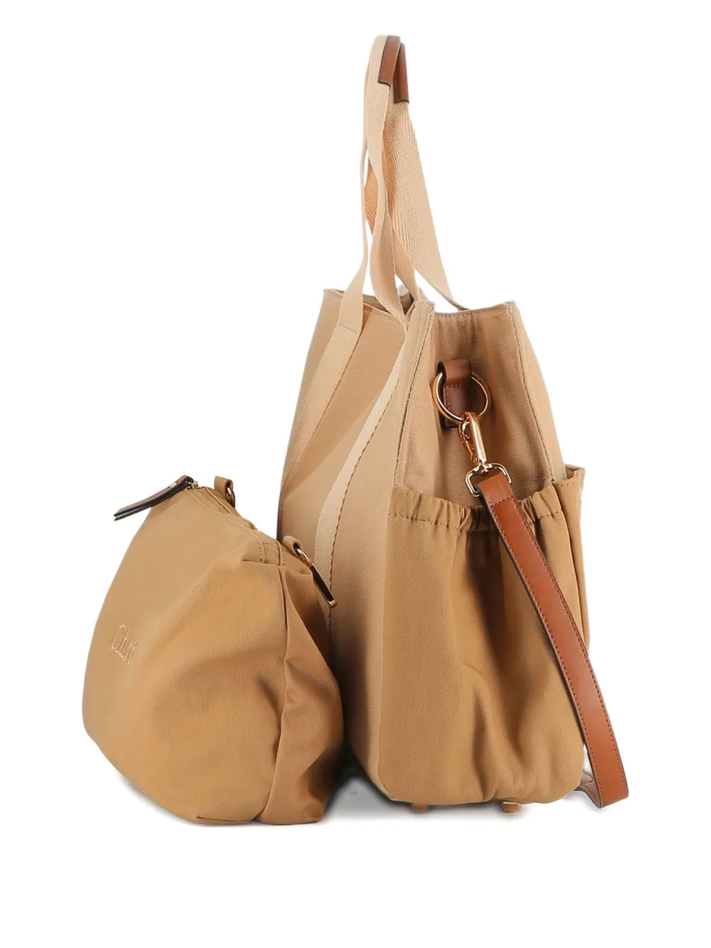 Chloé Kids Canvas luiertas Beige