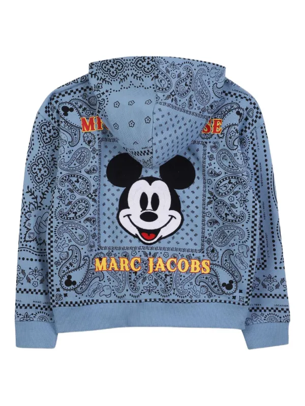 MARC BY MARC JACOBS ディズニーコラボパーカー Marc Jacobs Kids x Disney バンダナプリント ジップパーカー | ブルー