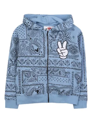 denim tears プリント ジップアップ パーカー 大きいサイズ メンズ Denim Tears デニムティアーズ フルジップ