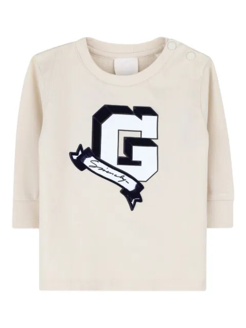 Givenchy Kids logo-detail long-sleeve T-shirt