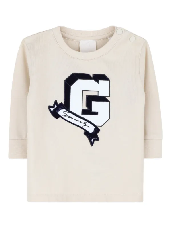 ジバンシー　キッズ12y ロンT Givenchy Kids ロゴ ロングTシャツ | FARFETCH JP