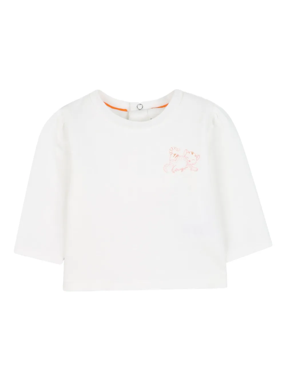 Kenzo Kids Romper met ruches afwerking Roze