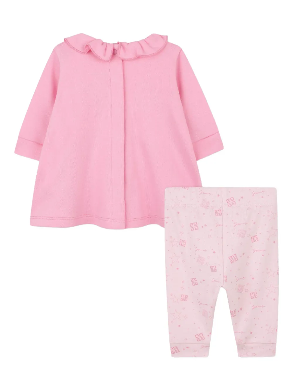 Givenchy Ruffled Printed Tracksuit In Pink