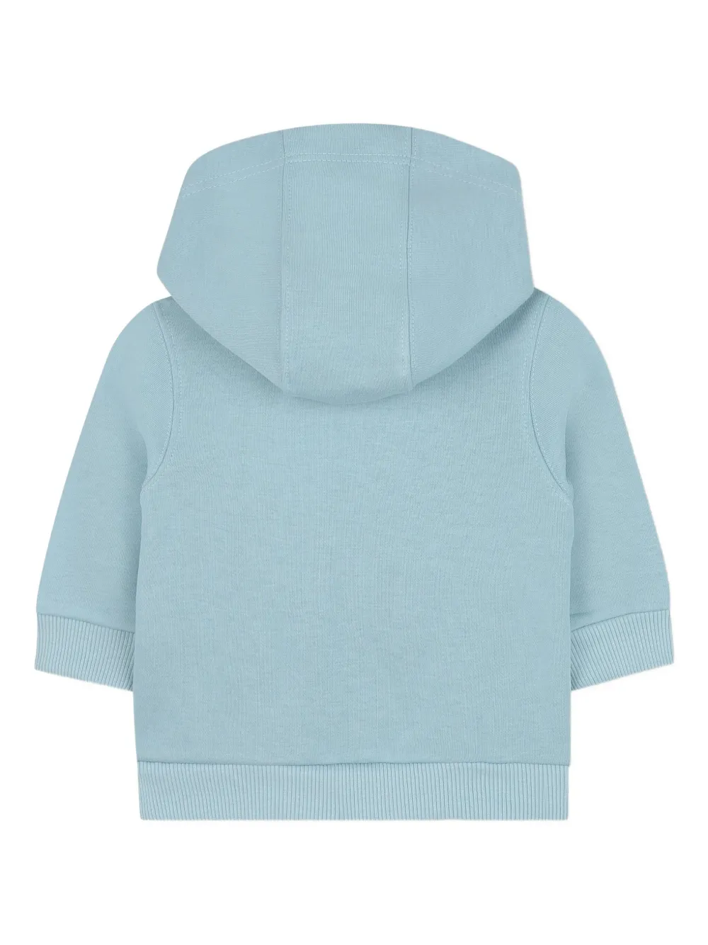 Givenchy Kids Hoodie met logoprint en rits Grijs