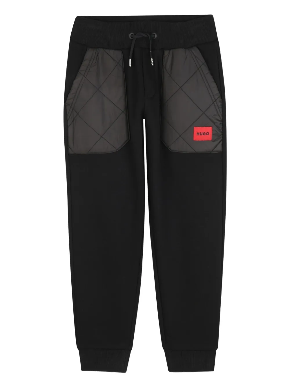 HUGO KIDS Joggingbroek met gevoerde zak Zwart