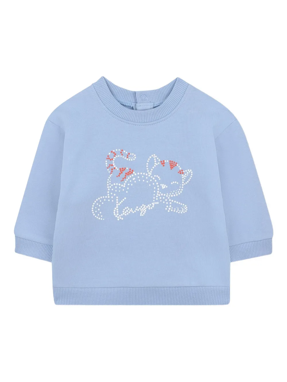 Kenzo Kids Jersey trainingspak Blauw