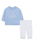 Kenzo Kids jersey tracksuit set - Blue