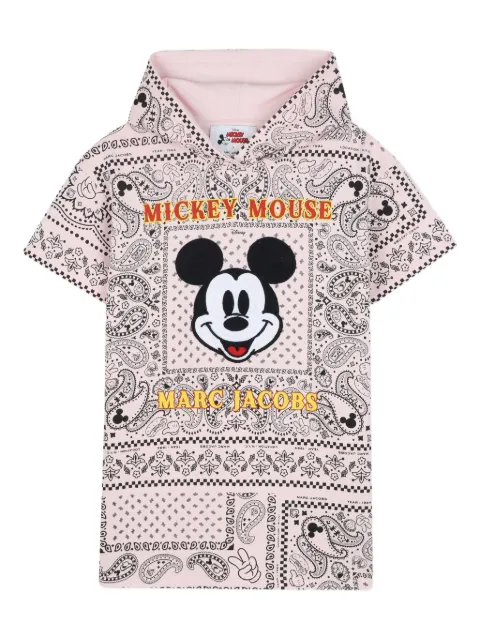Marc Jacobs Kids paisley-print hooded dress