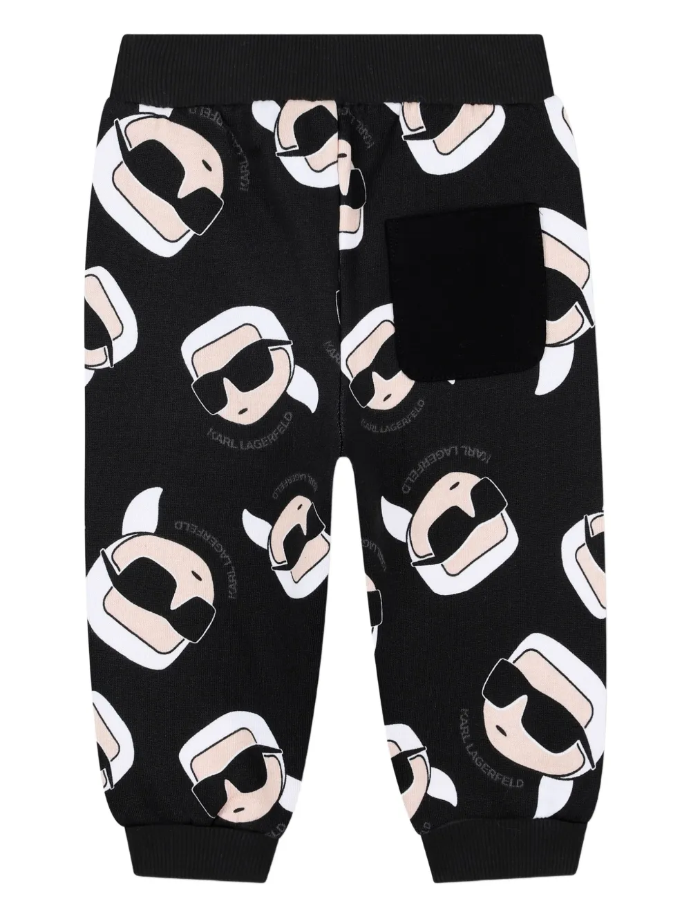 Karl Lagerfeld Kids Trainingsbroek met print Zwart