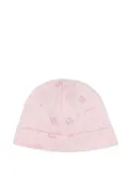 Givenchy Kids graphic print beanie and blanket set - Pink