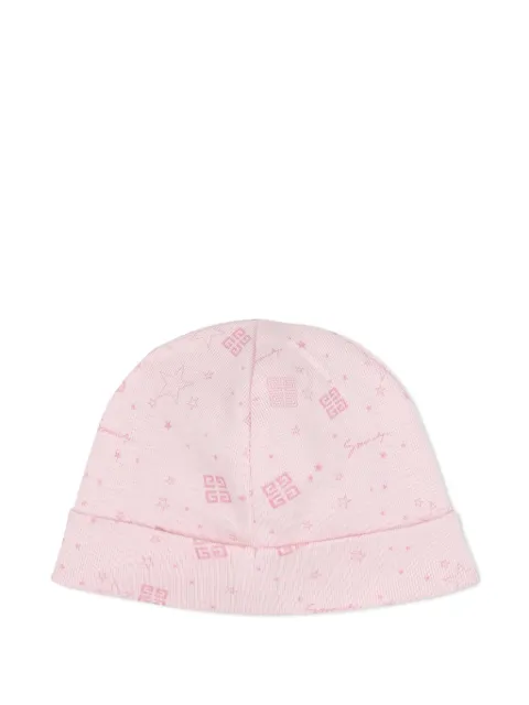Givenchy Kids set de gorro y frazada con estampado gráfico