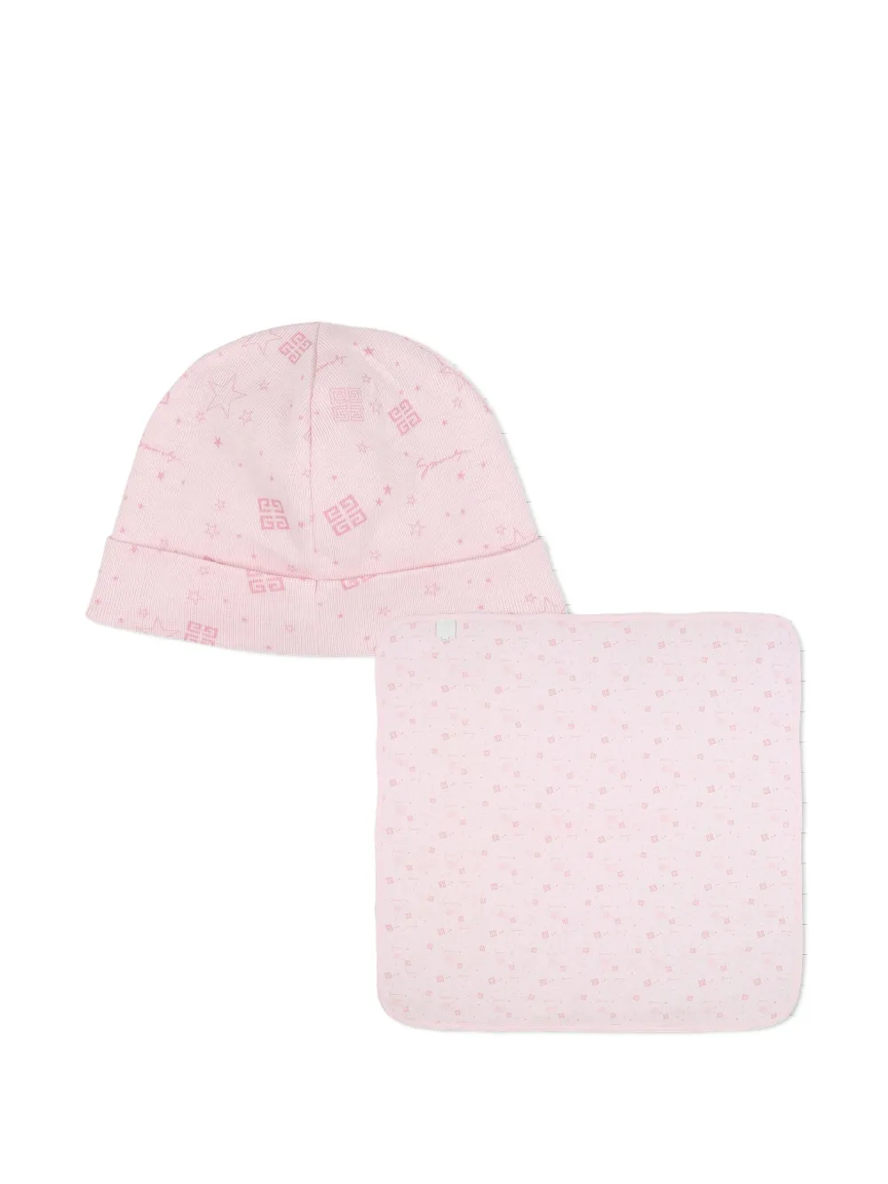 Givenchy Kids Muts en deken met grafische print Roze
