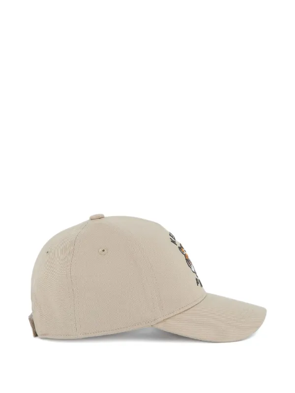 Kenzo Kids tiger-embroidered Cap | Neutrals | FARFETCH