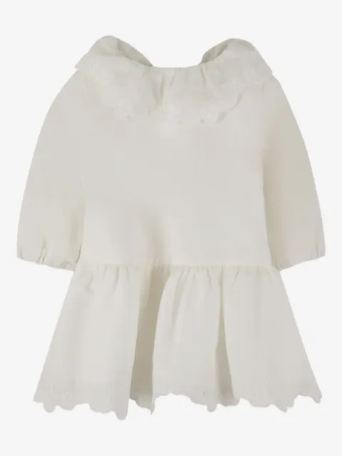 Chloé Kids ruffled-collar dress
