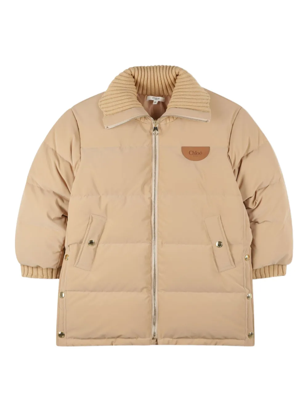 Chloé Kids パデッドコート - ニュートラル Chloé Kids パデッドコート - ニュートラル
