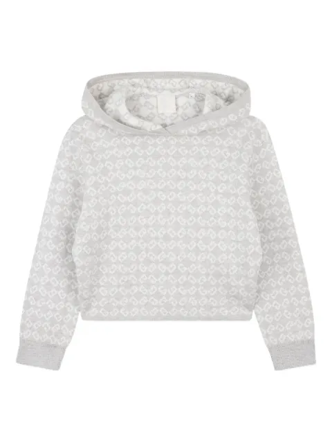 Givenchy Kids logo-jacquard hoodie