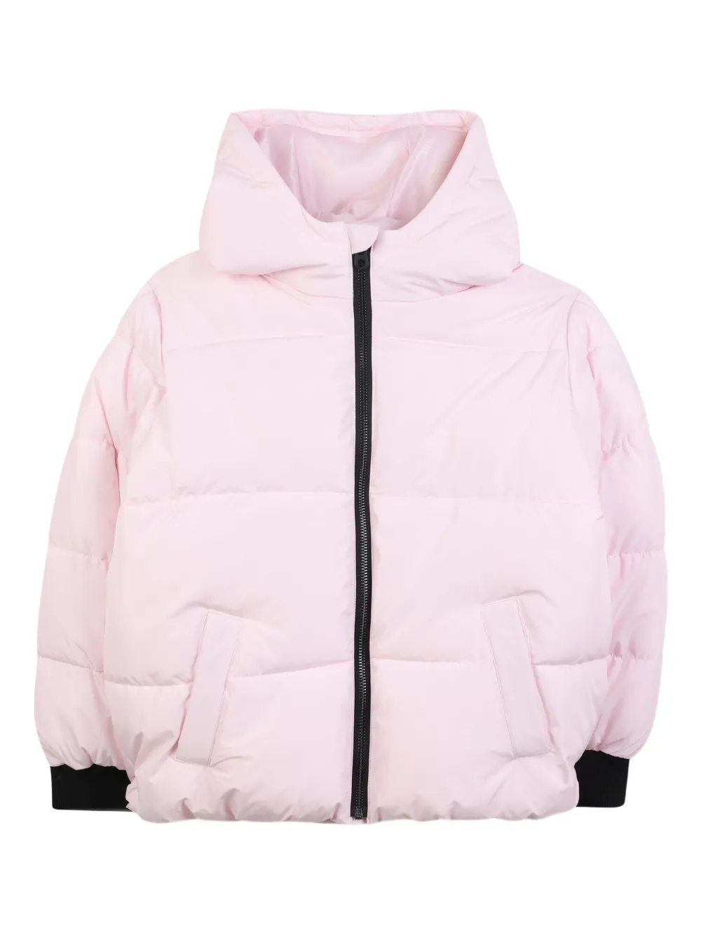 Marc Jacobs Kids Gewatteerd jack met capuchon Roze