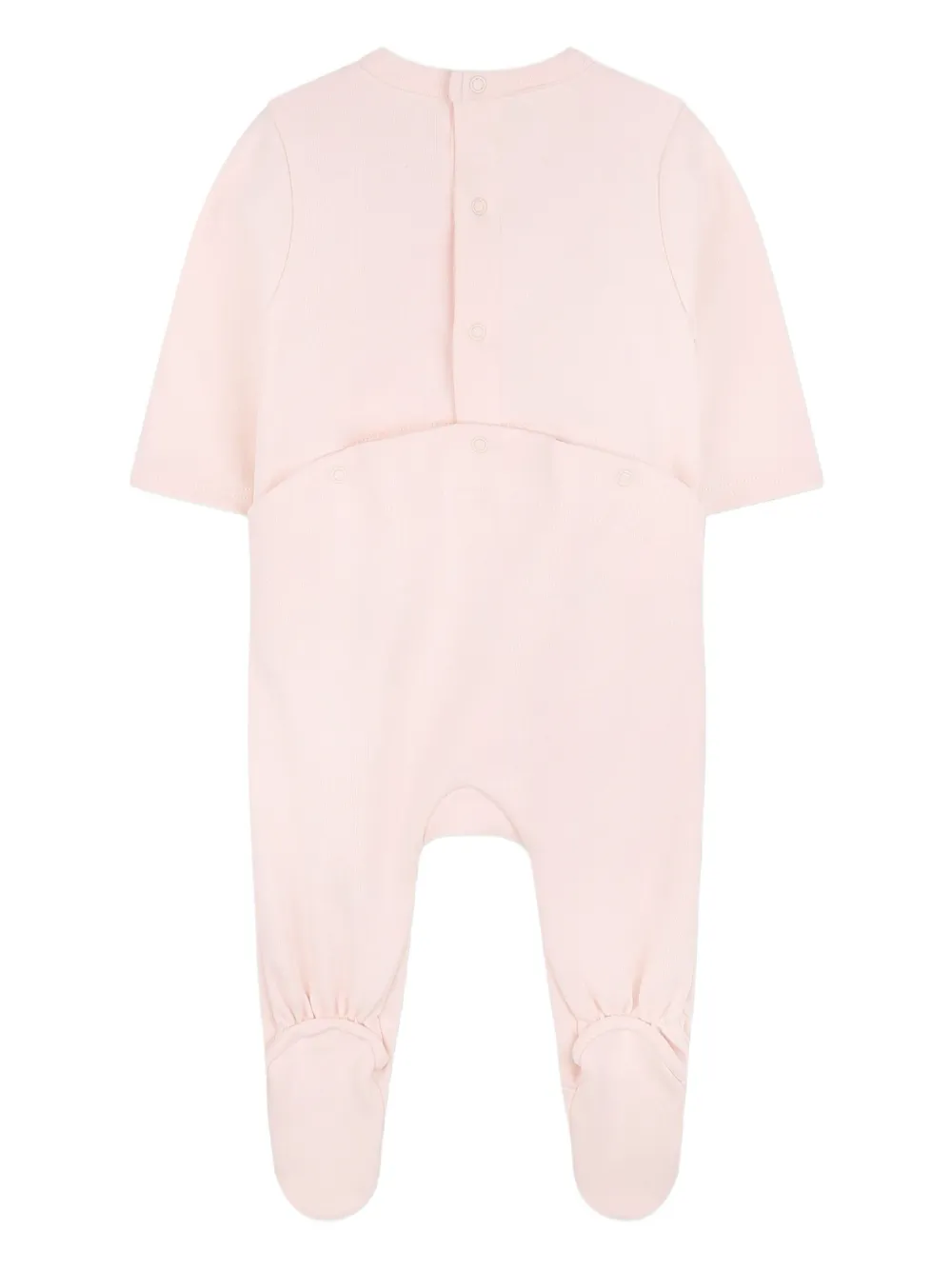 Chloé Kids Geribbeld katoenen romperset Roze